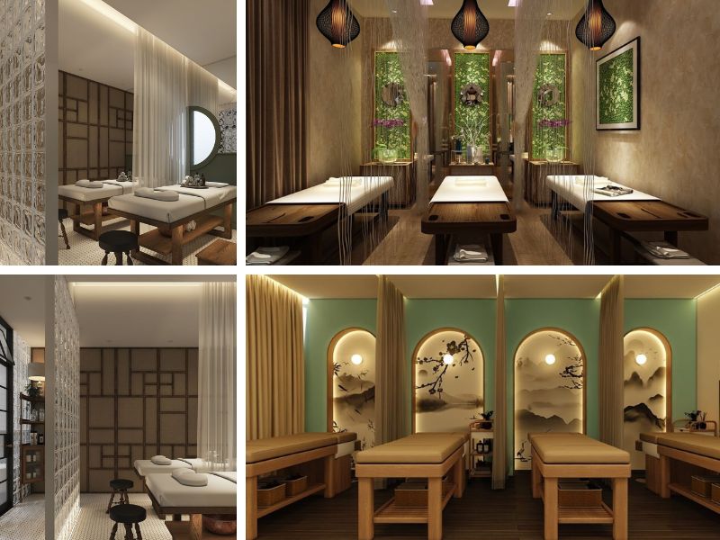 thiết kế spa dưỡng sinh, setup spa dưỡng sinh 